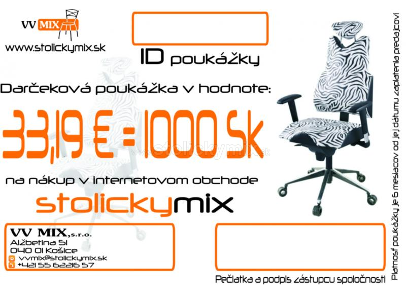 Darčeková poukážka v hodnote 33,19 €