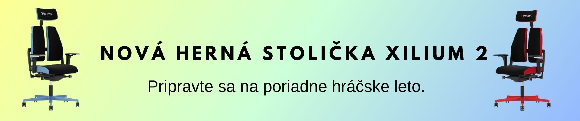 Nová ergonomická herná stolička XILIUM G