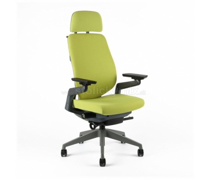 Kancelárska stolička KARME F-01 GREEN