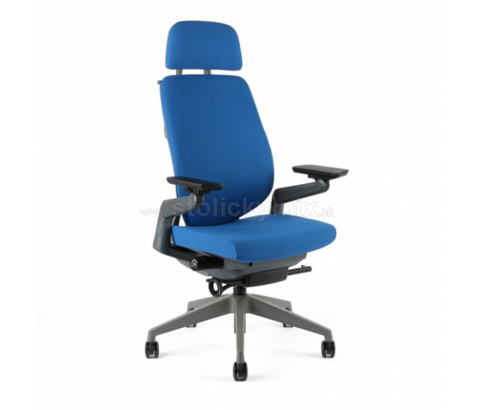 Kancelárska stolička KARME F-03 BLUE