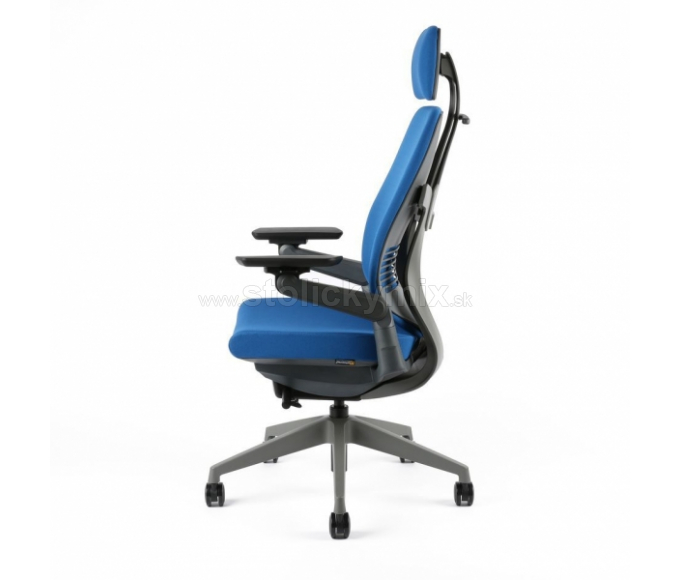 Kancelárska stolička KARME F-03 BLUE