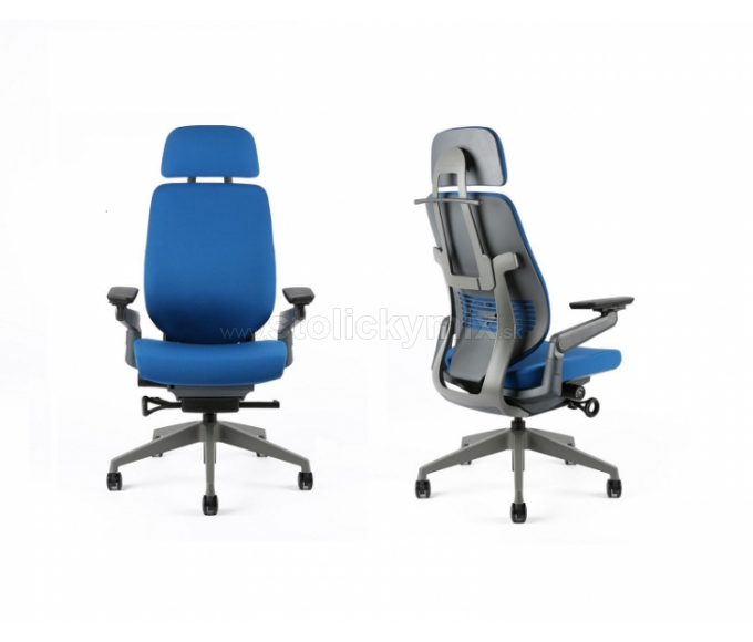 Kancelárska stolička KARME F-03 BLUE