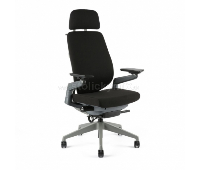 Kancelárska stolička KARME F-06 BLACK