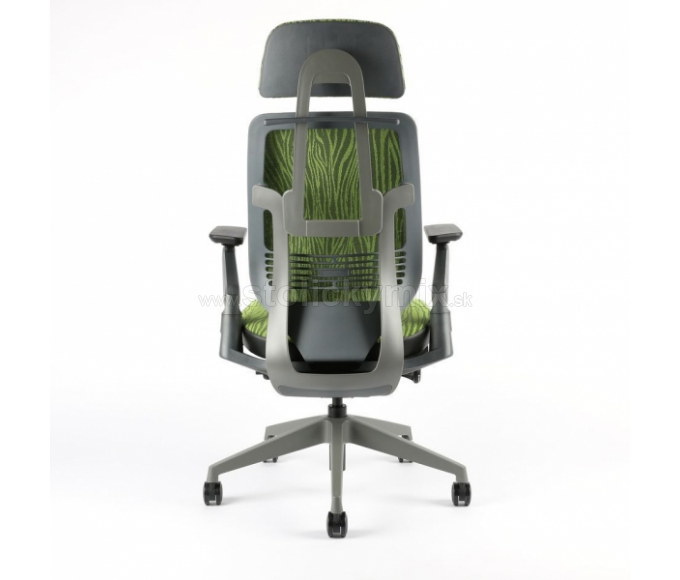 Kancelárska stolička KARME MESH A-06 GREEN
