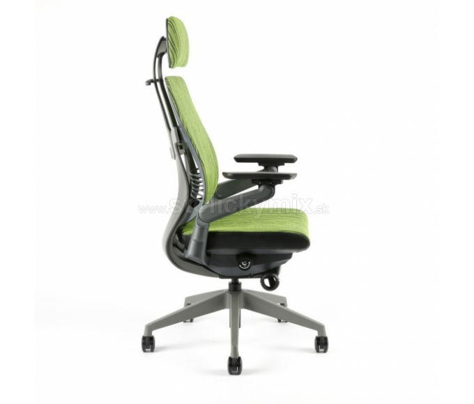 Kancelárska stolička KARME MESH A-06 GREEN