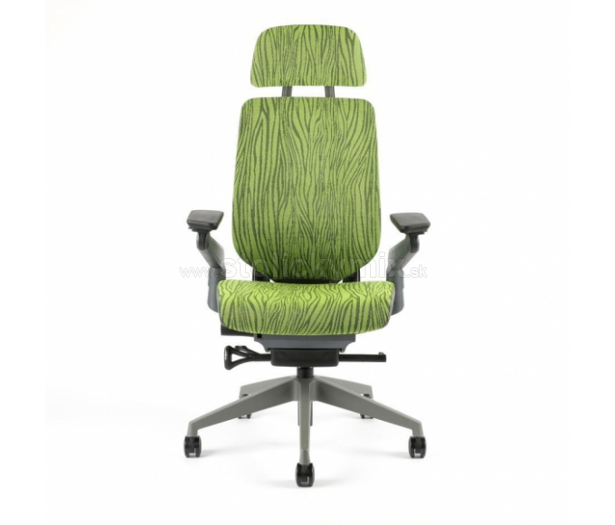 Kancelárska stolička KARME MESH A-06 GREEN
