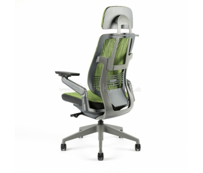 Kancelárska stolička KARME MESH A-06 GREEN