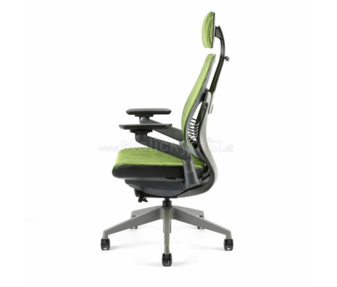 Kancelárska stolička KARME MESH A-06 GREEN