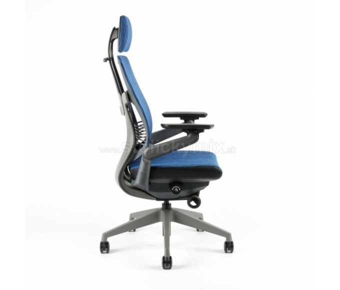 Kancelárska stolička KARME MESH A-07 BLUE
