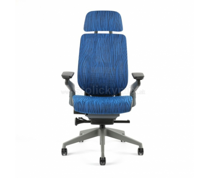 Kancelárska stolička KARME MESH A-07 BLUE