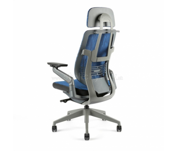 Kancelárska stolička KARME MESH A-07 BLUE