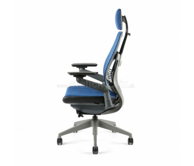 Kancelárska stolička KARME MESH A-07 BLUE