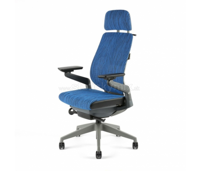 Kancelárska stolička KARME MESH A-07 BLUE