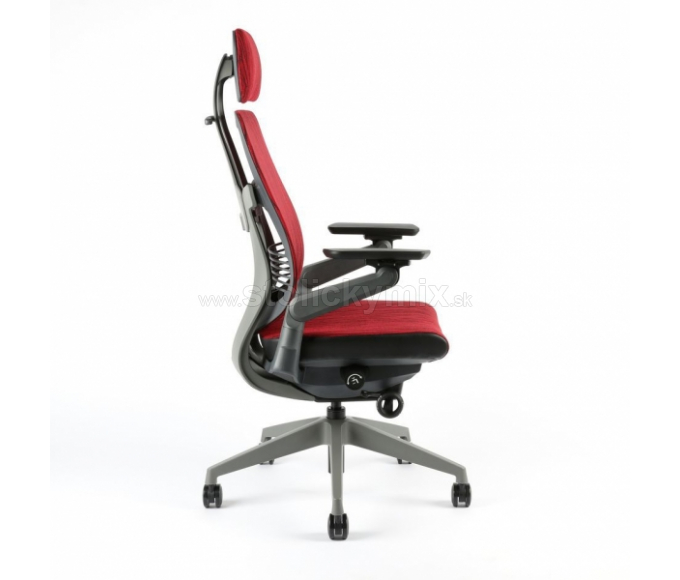 Kancelárska stolička KARME MESH A-09 RED