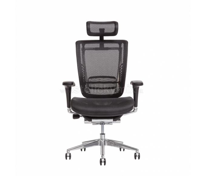 Kancelárska stolička LACERTA MESH IW-01 BLACK<br />
