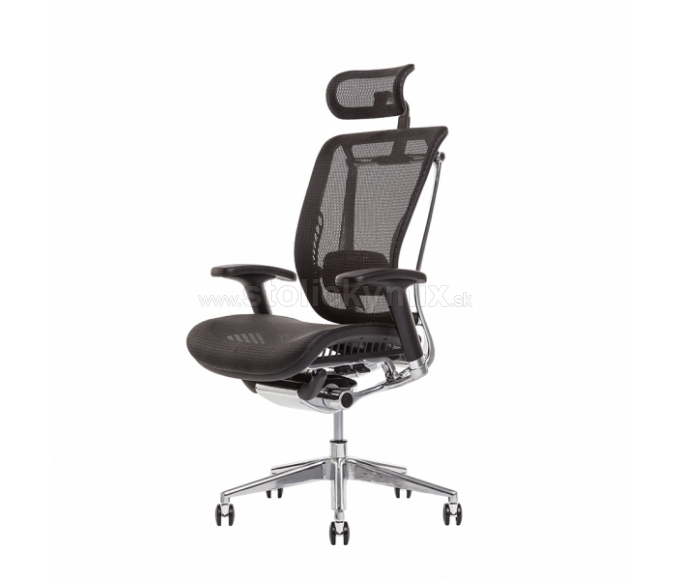 Kancelárska stolička LACERTA MESH IW-01 BLACK