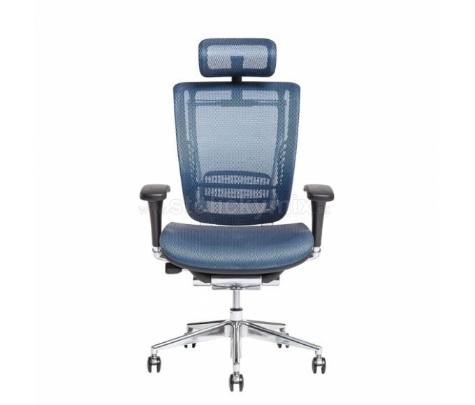 Kancelárska stolička LACERTA MESH IW-04 BLUE<br />
