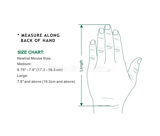 Ergonomická počítačová vertikálná myš Newtral 3 MEDIUM káblová