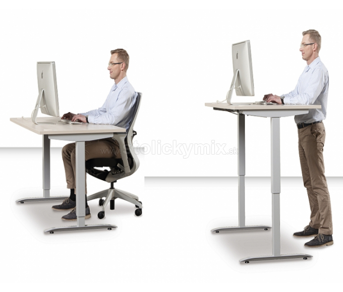 HOBIS Výškovo nastaviteľný stôl MOTION ERGO MSE 2 1200<br />
