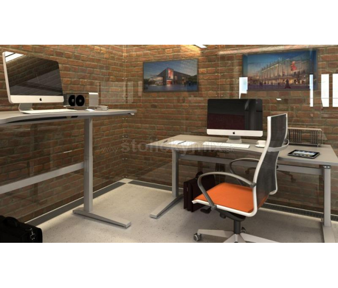 EXNER Výškovo nastaviteľný stôl EXVIZIT VP2 160