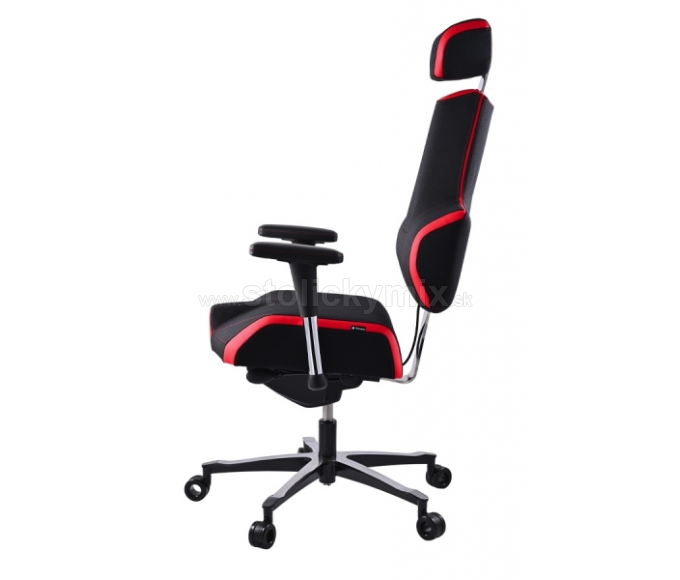 PROWORK Herná zdravotná stolička E+Gamer s podnožkou