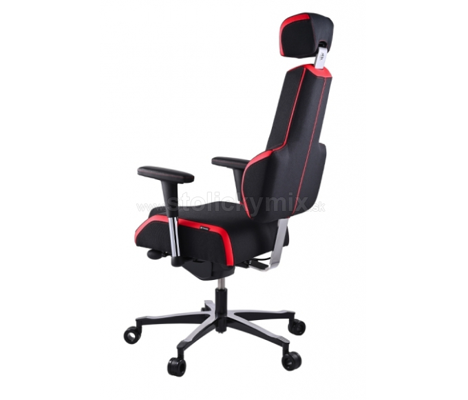 PROWORK Herná zdravotná stolička E+Gamer s podnožkou