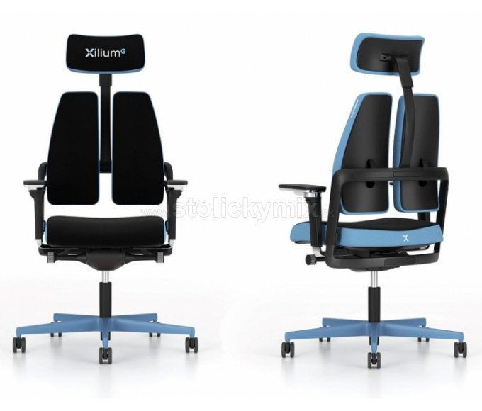 NOWY STYL Herná stolička Xilium G BLUE EDITION