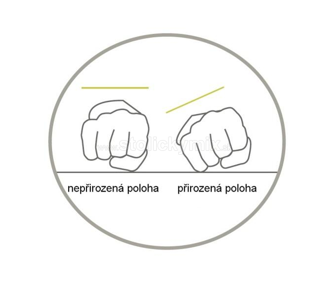 Ergonomická počítačová laserová myš SWITCH MOUSE  (Neutrálna poloha ruky, bez neprirodzeného vytáčania)