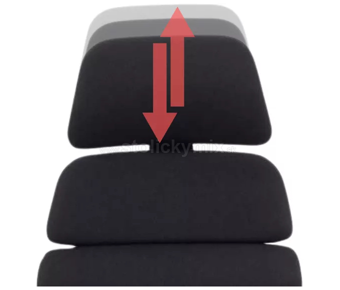 MERCURY Kancelárska stolička SPINE čierna s PDH