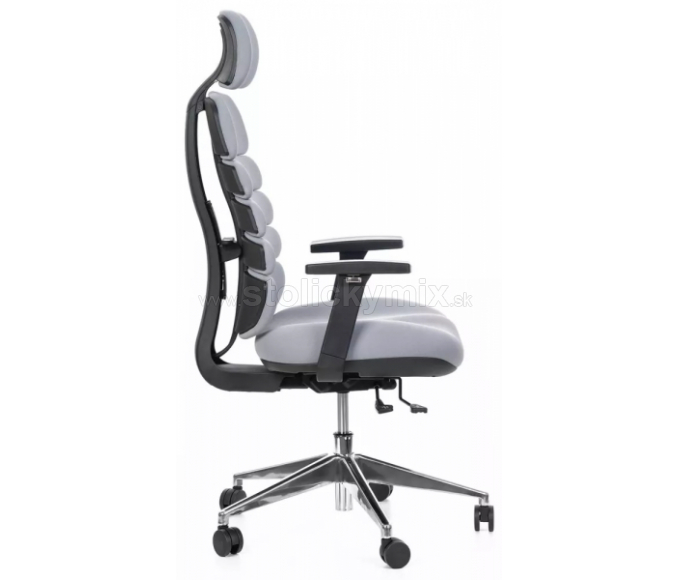 MERCURY Kancelárska stolička SPINE sivá s PDH