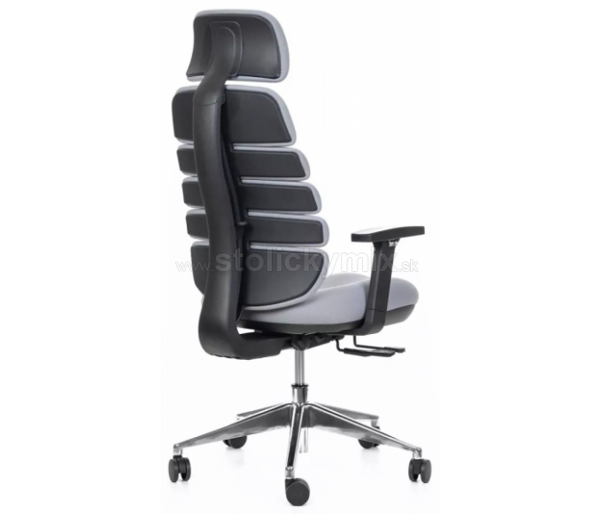 MERCURY Kancelárska stolička SPINE sivá s PDH