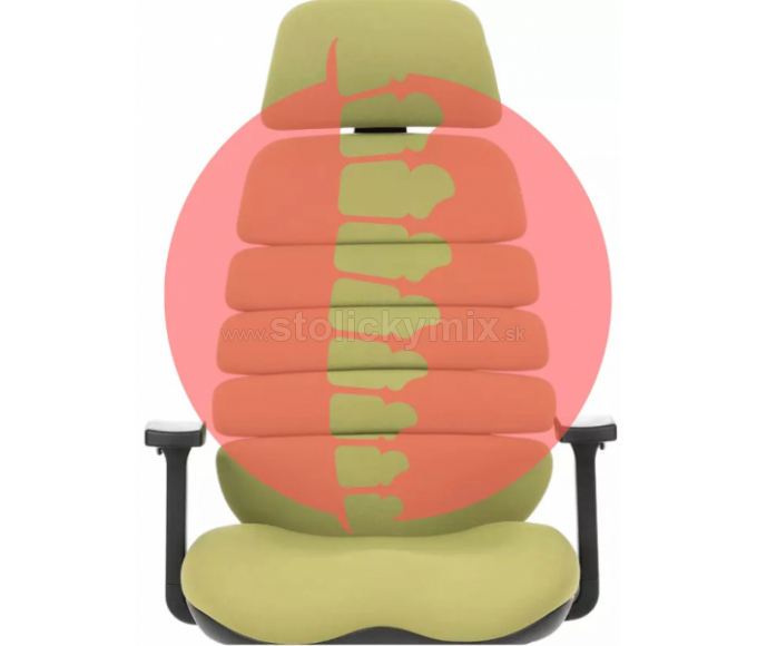 MERCURY Kancelárska stolička SPINE zelená s PDH