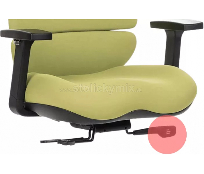 MERCURY Kancelárska stolička SPINE zelená s PDH