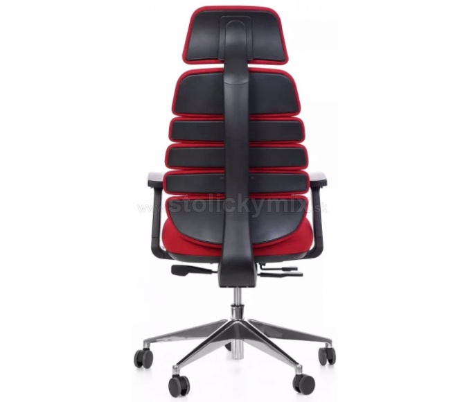 MERCURY Kancelárska stolička SPINE červená s PDH