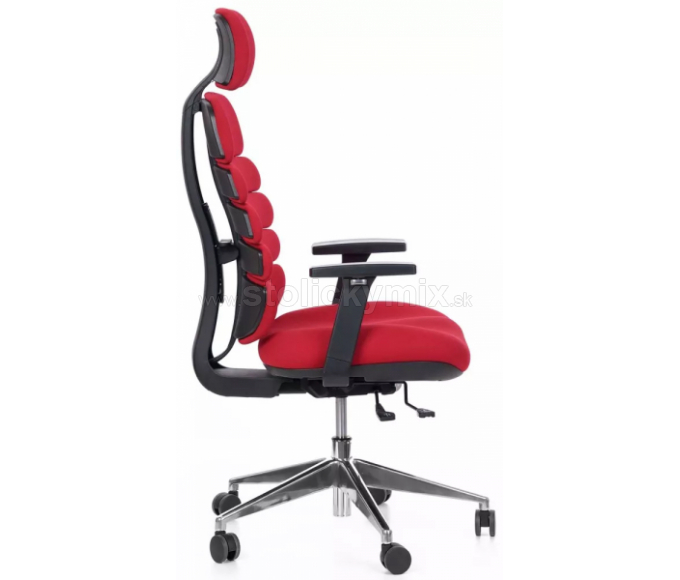 MERCURY Kancelárska stolička SPINE červená s PDH