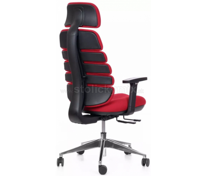 MERCURY Kancelárska stolička SPINE červená s PDH