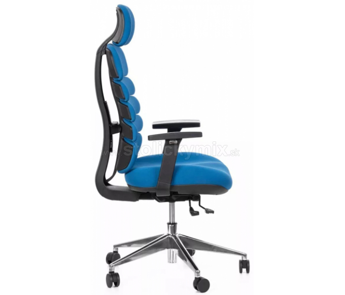 MERCURY Kancelárska stolička SPINE modrá s PDH
