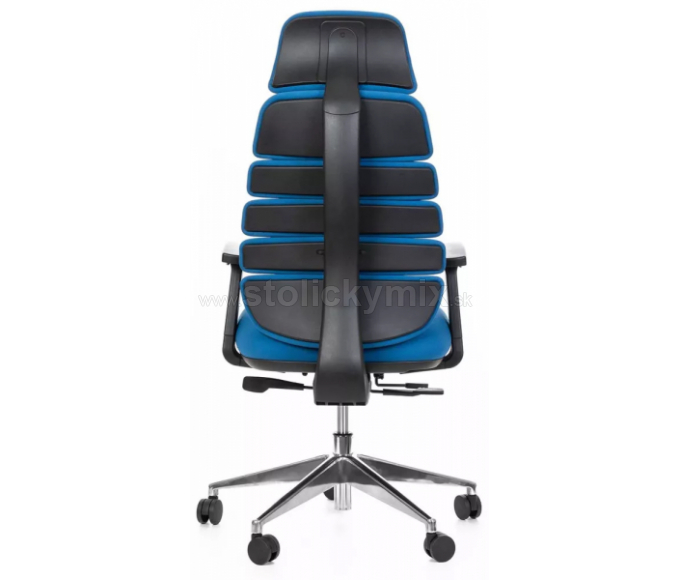MERCURY Kancelárska stolička SPINE modrá s PDH