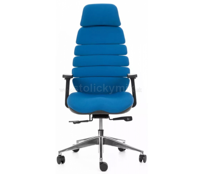 MERCURY Kancelárska stolička SPINE modrá s PDH