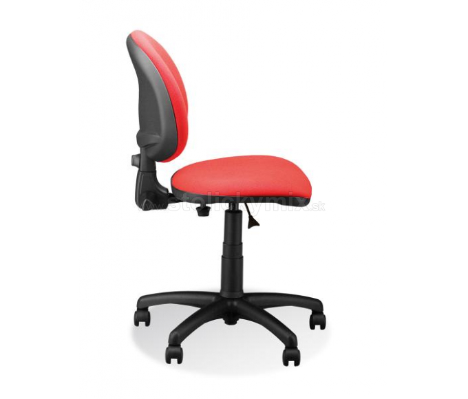 Detská otočná stolička SMART B/W (pohľad zboku)