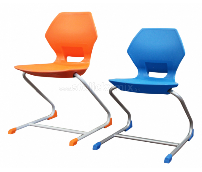 ALBA Školská stolička DAMIAN na lyžine (veľkosť 3)