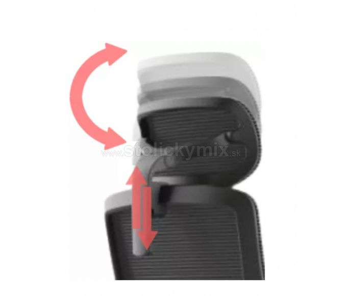 MERCURY Ergonomická stolička WISDOM čierna/čierny plast