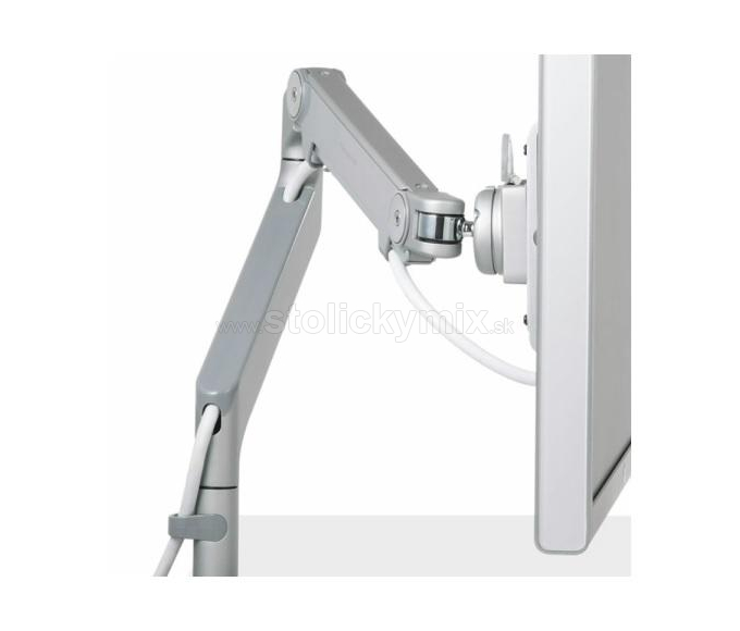 Ergonomické rameno na monitor M/Flex dva články (upevnenie svorka), krytie káblov