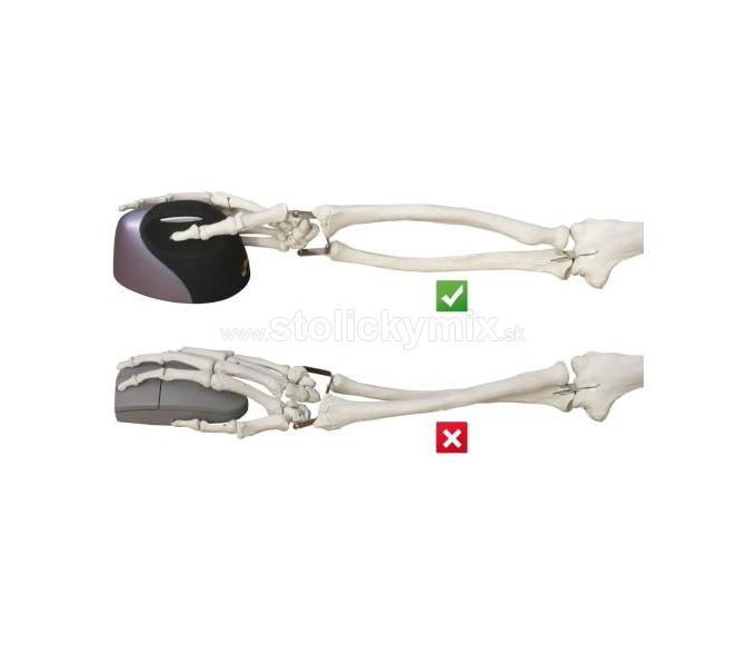 Ergonomická káblová počítačová optická myš M618 DELUX