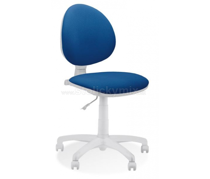 Detská otočná stolička SMART WHITE