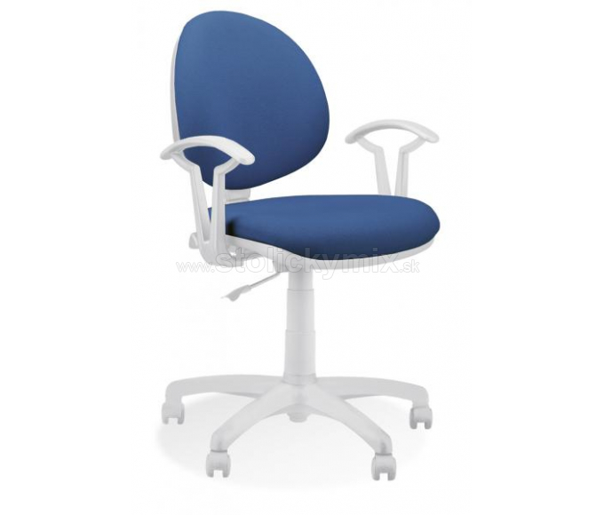 Detská otočná stolička SMART WHITE