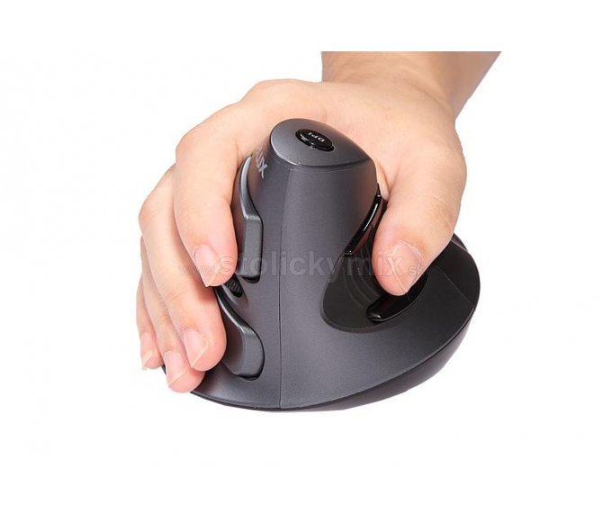  Ergonomická bezkáblová počítačová laserová myš M618W DELUX