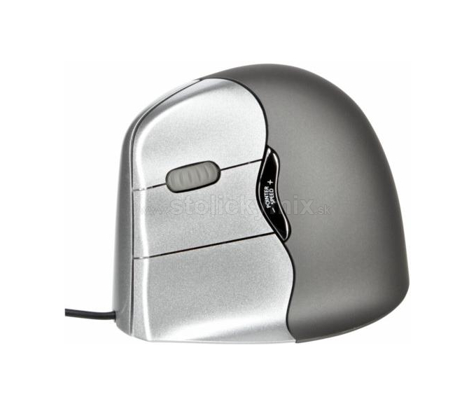 Vertikálna ergonomická laserová káblová počítačová myš EVOLUENT VM4L