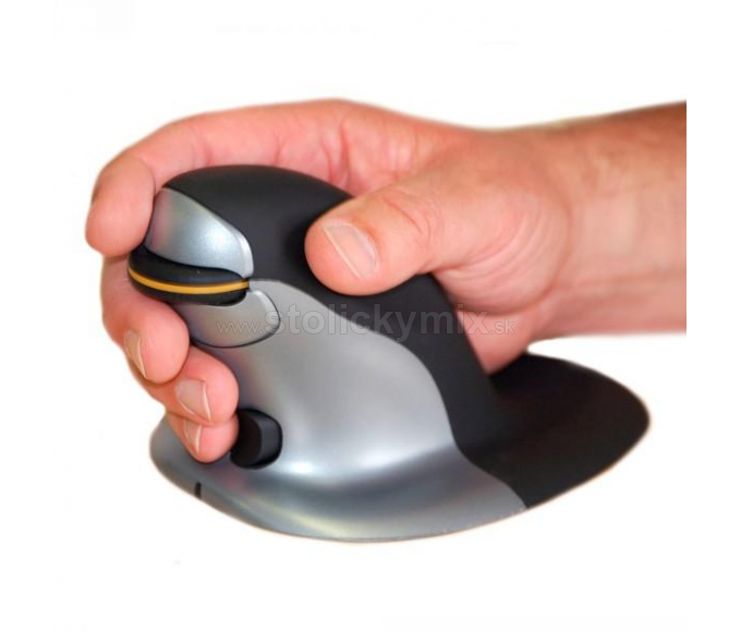 Ergonomická bezkáblová laserová počítačová myš PENGUIN "SMALL"