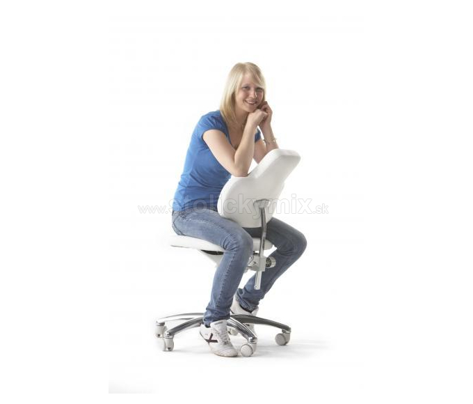 Zdravotnícka stolička otočná MAYER" MEDMAX" 2206 Medi (Jedna z možností sedenia na stoličke MEDMAX)